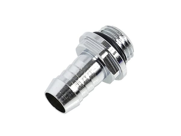 Alphacool HF-liitin suora G1/4 tuuman uros 10mm ID - kromi - kromi