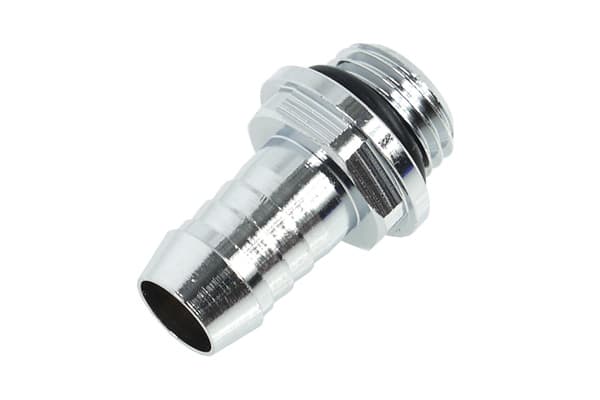 Alphacool HF-liitin suora G1/4 tuuman uros 10mm ID - kromi - kromi