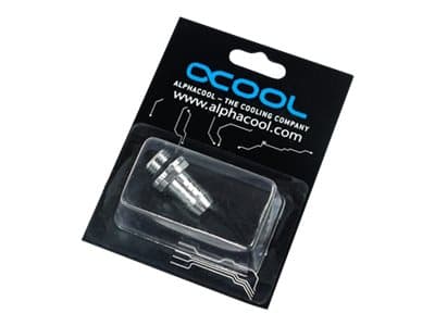 Alphacool HF-liitin suora G1/4 tuuman uros 10mm ID - kromi - kromi