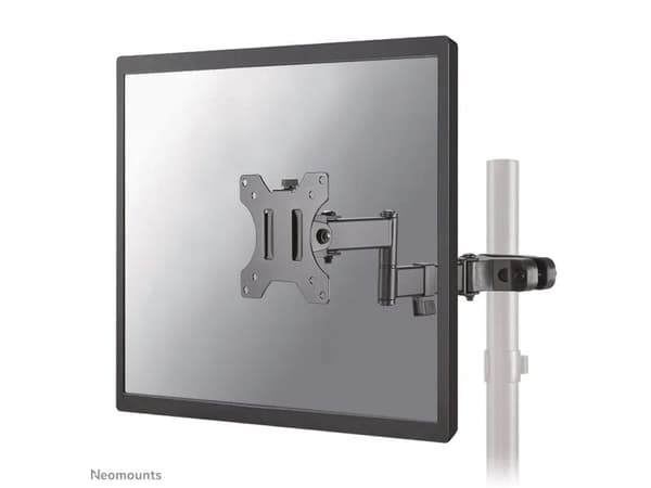 Neomounts FL40-450BL11 - Monteringssett (stangmontering) - full bevegelse - for TV - svart - skjermstørrelse: 17"-32"