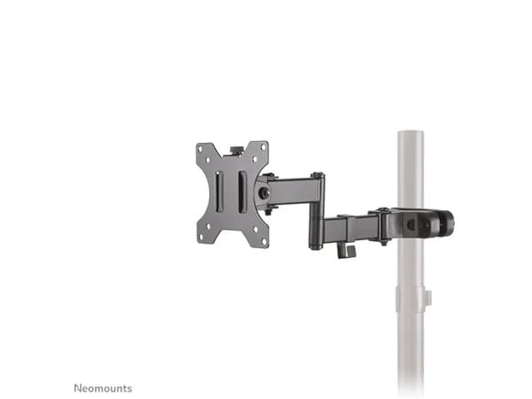 Neomounts FL40-450BL11 - Monteringssett (stangmontering) - full bevegelse - for TV - svart - skjermstørrelse: 17"-32"