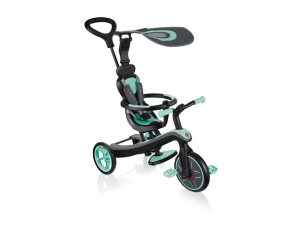 Globber Trike Explorer, Pojke/flicka, Framhjulsdriven, Upprätt, Barn, Fasta hjul, Mintfärgad