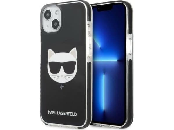 Karl Lagerfeld KLHCP13STPECK iPhone 13mini 5,4" hardcase black Choupette Head
