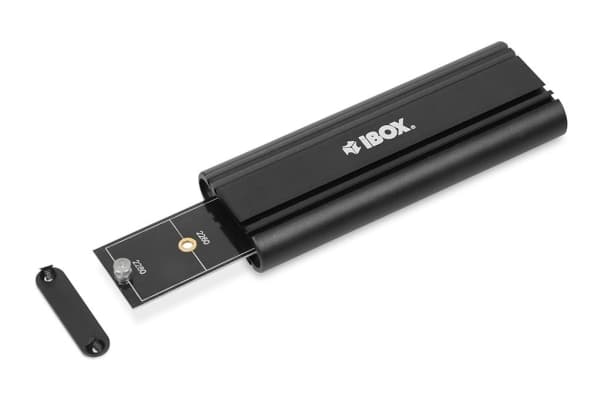 iBox HD-07, SSD-kotelo, M.2, M.2, 10 Gbit/s, USB-liitettävyys, Musta