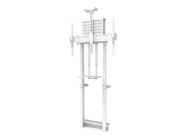 Neomounts WL55-875WH1 - Monteringssett (veggmontering) - motorisert - for flatpanel - låsbar - stål - hvit - skjermstørrelse: 55"-100"