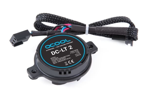 Alphacool 11987, Vannblokk, 12 cm, Sort, Grå, Gjennomsiktig
