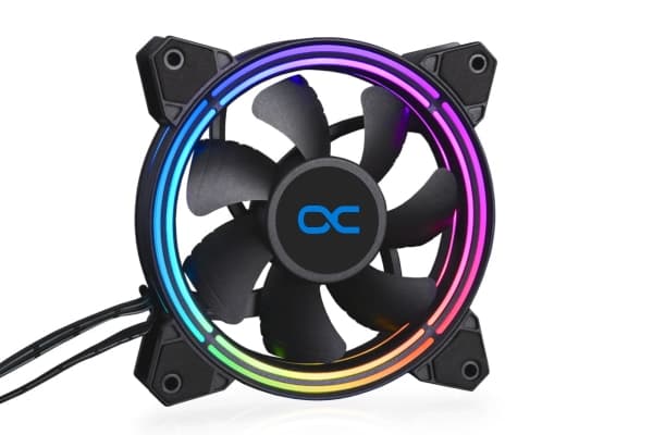 Alphacool 11987, Vannblokk, 12 cm, Sort, Grå, Gjennomsiktig
