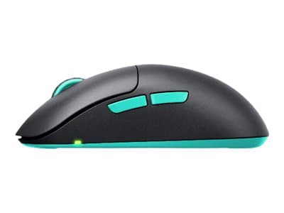 Xtrfy M8 - Mus - optisk - 5 knappar - trådlös - 2.4 GHz - trådlös USB-mottagare - svart