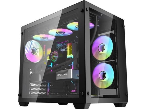 Darkflash C285 datamaskindeksel (svart)