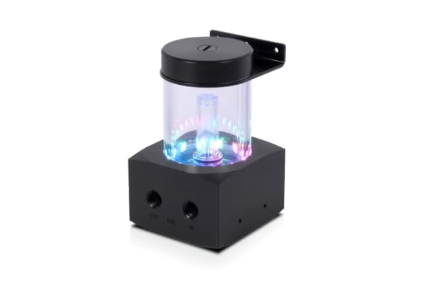Alphacool 11986, Vesiblokki, Akryyli, Kupari, Nikkeli, Nailon, Muovi, Polyvinyylikloridi (PVC), Musta, Harmaa, Läpinäkyvä, 4-pin, 1/4", 60 °C