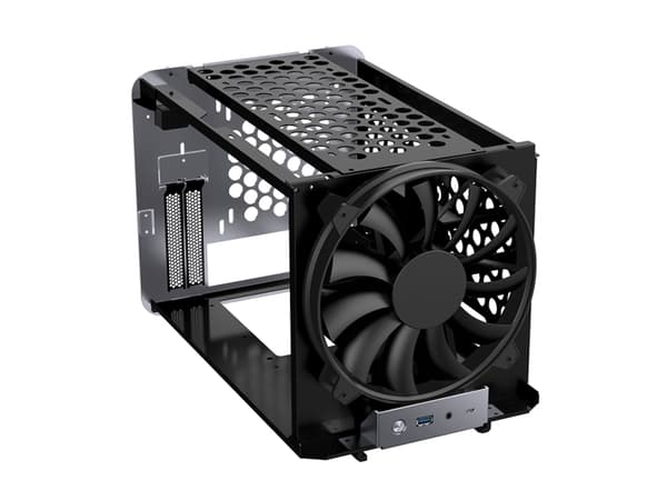 Jonsbo V8, PC, Alumiini, Terästä, Harmaa, DTX,ITX, 19,5 cm, 33 cm