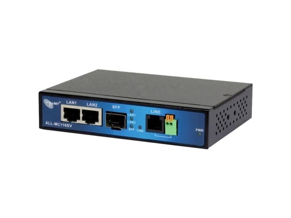 ALLNET ISP Bridge Modem VDSL2 mit Vectoring/Point-to-Point Slave-Modem"unmanaged - Bridge - Glasfaser (LWL)
