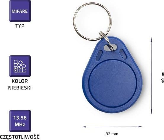Qoltec - RFID-merkelapp (en pakke 10)