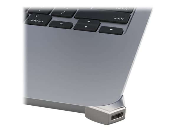 Compulocks Ledge Lock Adapter for MacBook Air 13" M2-M4 Silver - Sikkerhetssporlåsadapter - for Apple MacBook Air M2