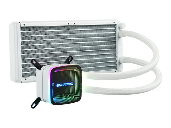 WAK Enermax Aquafusion ADV -vesijäähdytin 240mm SquA RGB valkoinen