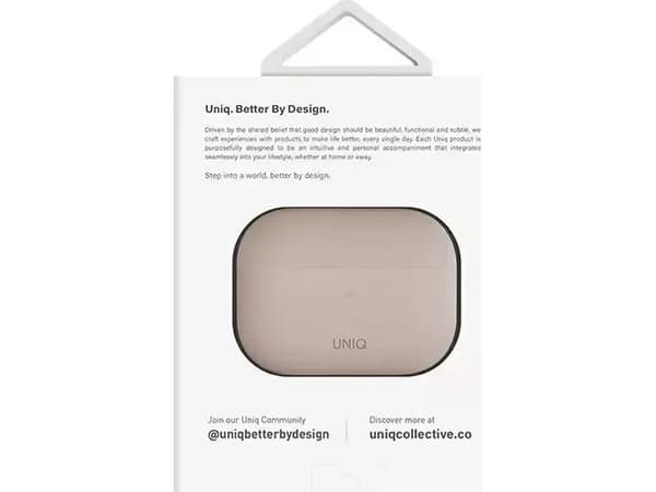 Uniq Etui UNIQ Lino Apple AirPods Pro 2 Silicone różowy/blush pink
