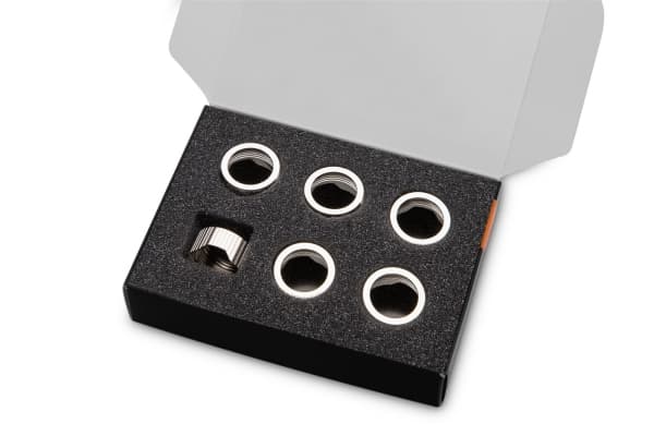 EK Water Blocks 3831109836118, Kompresjonsring, Messing, Nickel, 6 stykker, Slovenia