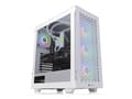 Miniatyrbild 2 av 5: Thermaltake V Series V350 TG ARGB Air - Mid tower - ATX - genomskinlig sidopanel (härdat glas) - ingen strömförsörjning (PS/2) - vit - USB/ljud
