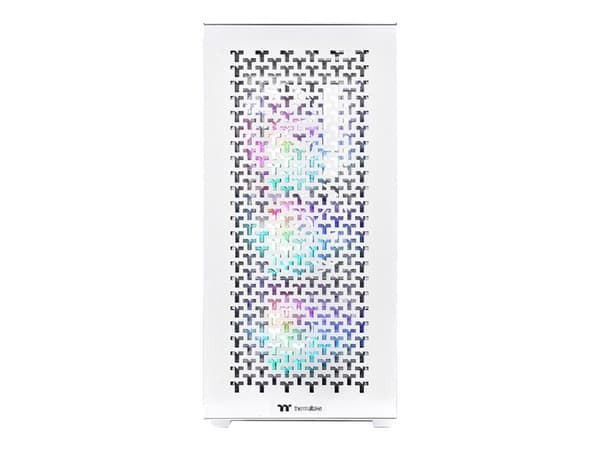 Thermaltake V Series V350 TG ARGB Air - Mid tower - ATX - genomskinlig sidopanel (härdat glas) - ingen strömförsörjning (PS/2) - vit - USB/ljud Vit