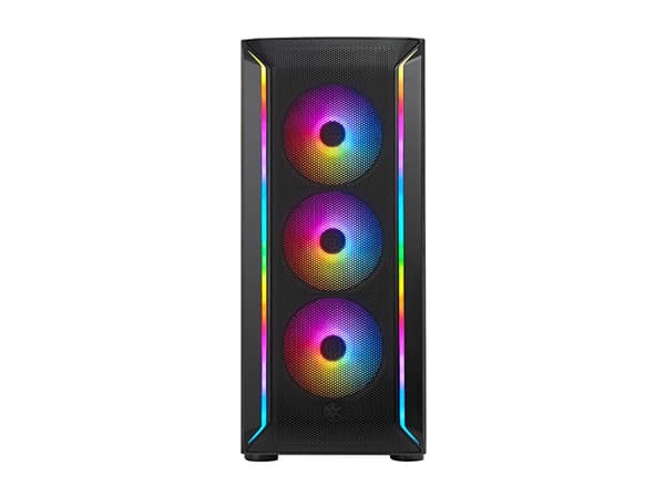 SilverStone FARA 511Z - Mid tower - ATX - genomskinlig sidopanel (härdat glas) - ingen strömförsörjning (ATX / PS/2) - svart - USB/ljud