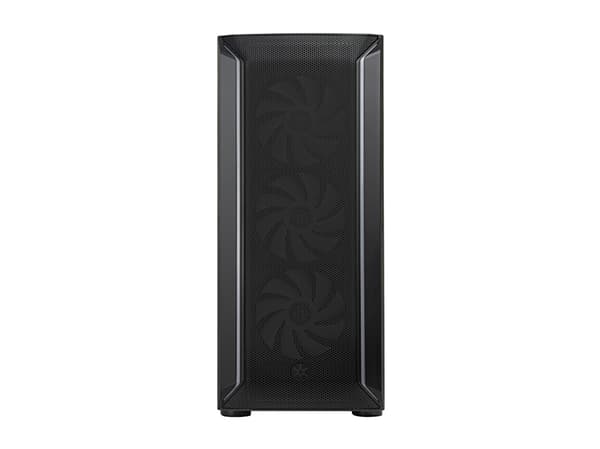 SilverStone FARA 511Z - Mid tower - ATX - genomskinlig sidopanel (härdat glas) - ingen strömförsörjning (ATX / PS/2) - svart - USB/ljud