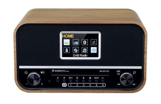 Albrecht DR 870 CD, Bærbar, Digitalt, DAB, DAB+, 30 W, Innvendig lys, 305 mm