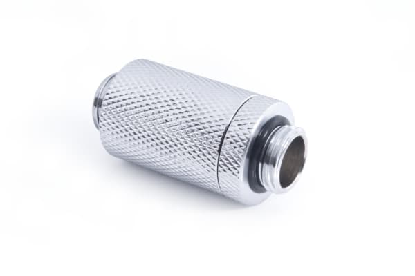 Alphacool ES D-Plug, Radiatorfäste, mässing, Krom, 1/4", Hankoppling, 1,5 Bar