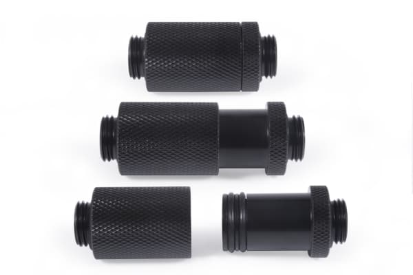Alphacool ES D-Plug 31,5mm G1/4 AG auf G1/4 AG - Deep Black (17581)