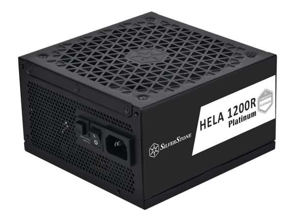 SilverStone HELA 1200R Platinum - Strømforsyning (intern) - Cybenetics Platinum, PCIe 5.0, fully modular - ATX12V 3.0/ EPS12V/ PS/2 - AC 100-240 V -