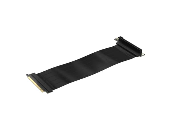 CORSAIR Premium Extension - PCI Express x16-kabel - PCI Express 4.0 x16 (hane) till PCI Express 4.0 x16 (hona) högervinklad - 30 cm