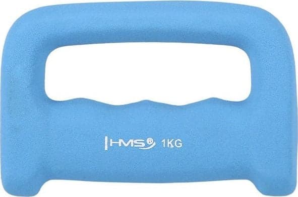 HMS Kastet lyseblå støpejernsvekt dekket med neopren 1,0 kg (CK10)