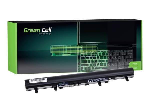 Green Cell - Batteri til bærbar PC (tilsvarer: Acer AL12A32) - litiumion - 4-cellers - 2200 mAh - svart - for Acer Aspire V5