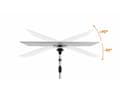 Miniatyrbilde 5 av 5: DURABLE SELECT - Monteringssett (leddarm, klemme, søyle, boltefeste) - for LCD-skjerm - plastikk, aluminium, stål - sølv - skjermstørrelse: 13"-27" -