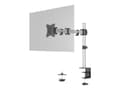 Miniatyrbilde 1 av 5: DURABLE SELECT - Monteringssett (leddarm, klemme, søyle, boltefeste) - for LCD-skjerm - plastikk, aluminium, stål - sølv - skjermstørrelse: 13"-27" -