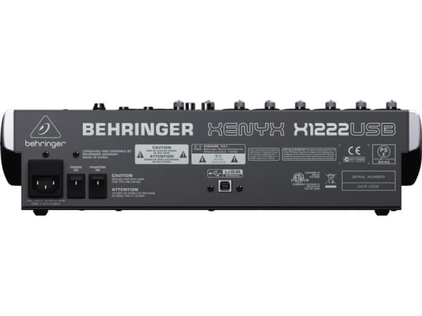 Behringer X1222USB, 4 kanaler