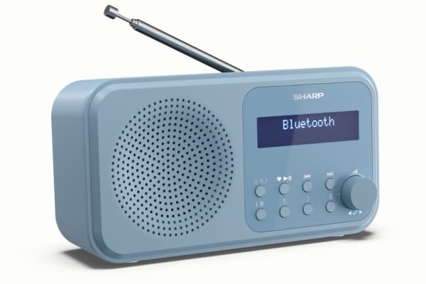 Sharp Tokyo DR-P420 - Bærbar DAB-radio - stålblå