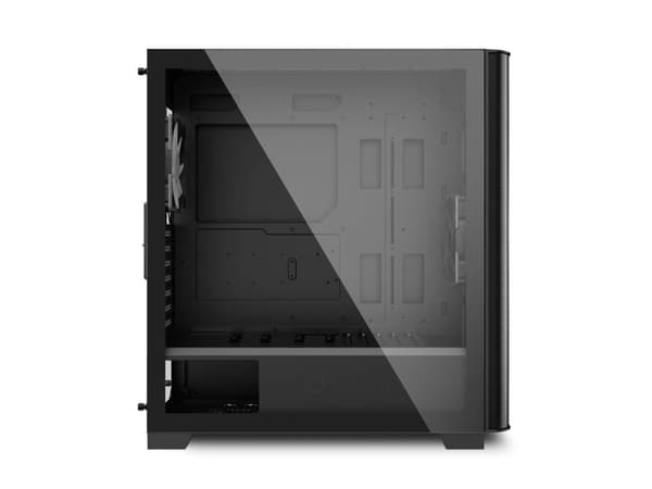 Sharkoon M30 RGB ATX E-ATX, Full Tower, PC, Musta, Pelaaminen, Sininen, Vihreä, Punainen, 17,2 cm
