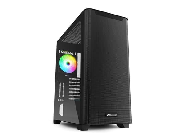 Sharkoon M30 RGB ATX E-ATX, Full Tower, PC, Musta, Pelaaminen, Sininen, Vihreä, Punainen, 17,2 cm