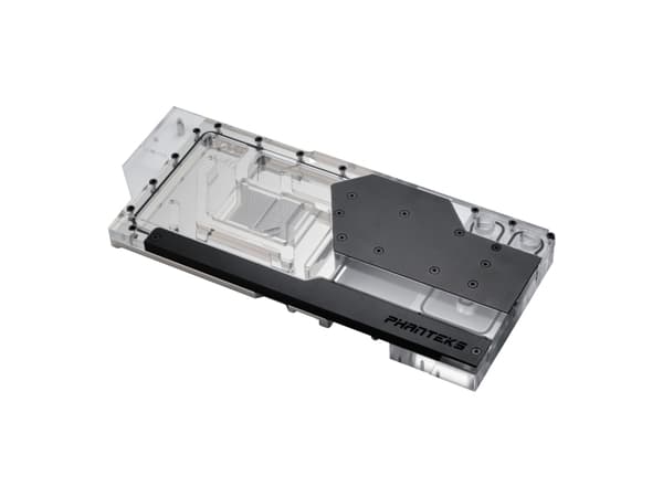 Phanteks Glacier G40, Vattenblock + bakre platta, Akryl, Koppar, Svart, Transparent, GPU, Grafikkort, GIGABYTE AORUS GeForce RTX® 4090 MASTER 24G GIG