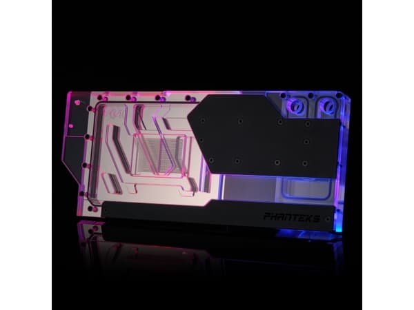 Phanteks Glacier G40, Vattenblock + bakre platta, Akryl, Koppar, Svart, Transparent, GPU, Grafikkort, GIGABYTE AORUS GeForce RTX® 4090 MASTER 24G GIG