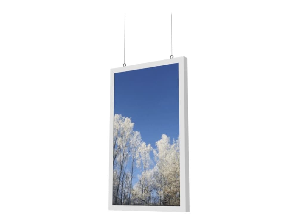 HI-ND Ceiling Casing 55" - Monteringssats (hölje) - stående - för platt panel - vit - skärmstorlek: 55" - takmonterbar