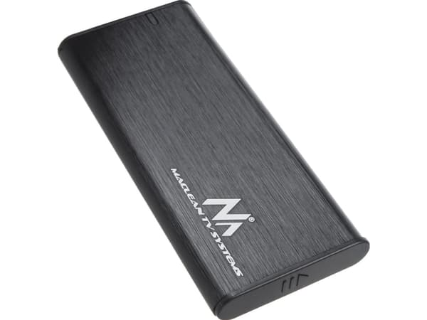 Maclean Pocket Maclean diskkabinett, SSD M.2, NVMe (PCIe), NGFF (SATA), USB 3.1, størrelser 2230/2240/2260/2280, aluminiumshus, MCE443