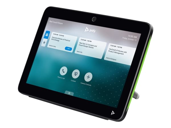 Poly TC10 - Berøringskontroller - Certified for Zoom Rooms - svart