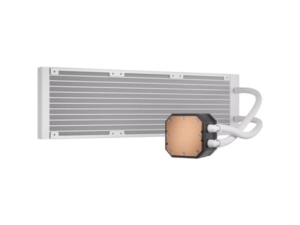 Corsair CW-9060073-WW, All-in-one-nesteenjäähdytin, 12 cm, 550 RPM, 2100 RPM, 65,57 cfm, Valkoinen