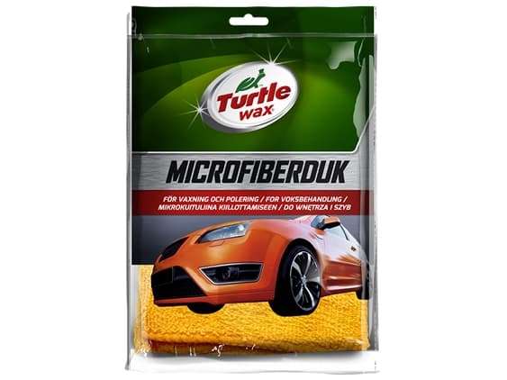 Turtle Wax Mikroklud Exteriør 40x40cm "Extra Tyk" - Orange