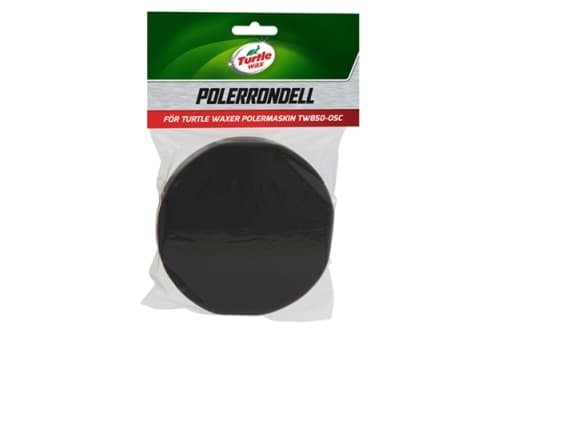 Kiillotuspyörä - pehmeä - 130mm - musta - 1 kpl.