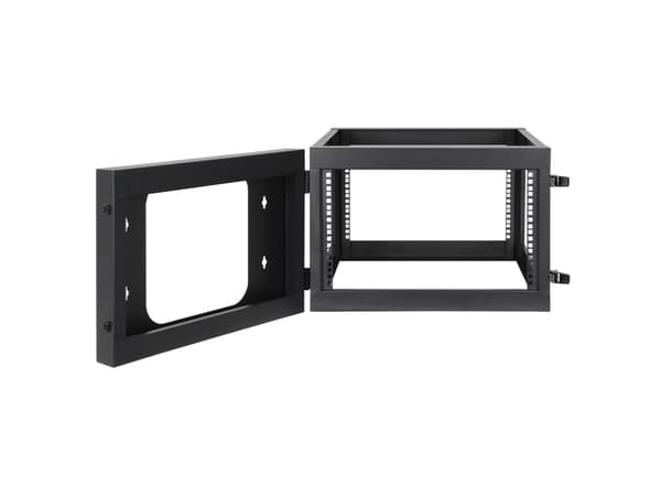 Intellinet 716031, Rackram, Svart, SPCC, Stål, 40 kg, 6U, Öppna