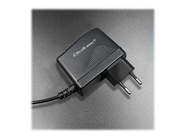Qoltec - Strömadapter - 12 V, 2 A, 5,5 * 2,5, strömkabel - AC 220-240 V - 24 Watt