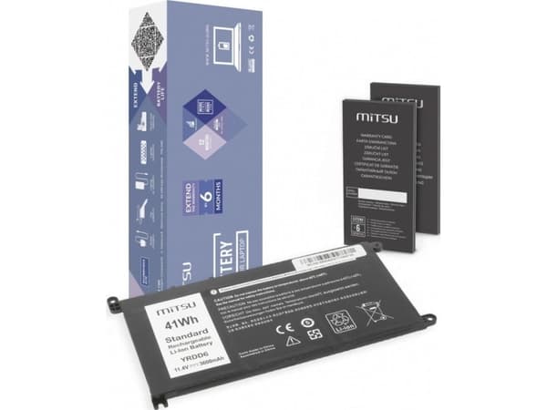Bateria Mitsu Bateria do Dell Inspiron 14 5481, 5590 3600 mAh (41 Wh) 11.4 Volt