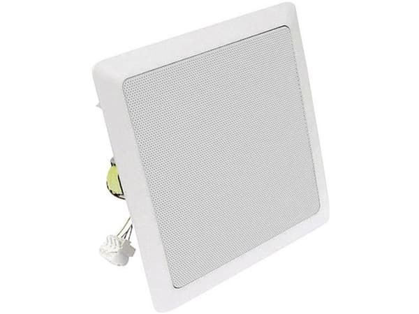 Visaton VS-DL18/2SQ, 2-veis, Koblet med ledninger (ikke trådløs), 40 W, 70 - 20000 Hz, 8 O, Hvit